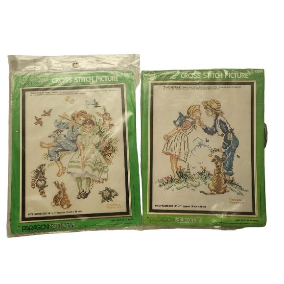 Paragon Needlecraft Norman Rockwell  Cross Stitch Kits Sweet Song So Young 2511 - Picture 1 of 7